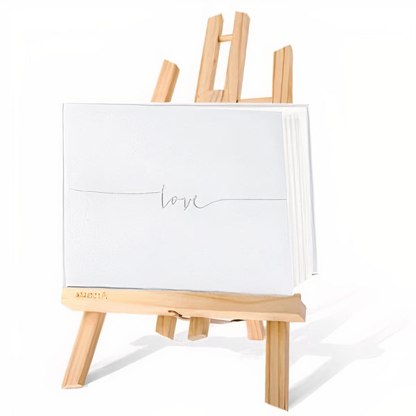 Ξύλινο Καβαλέτο για Βιβλίο Ευχών