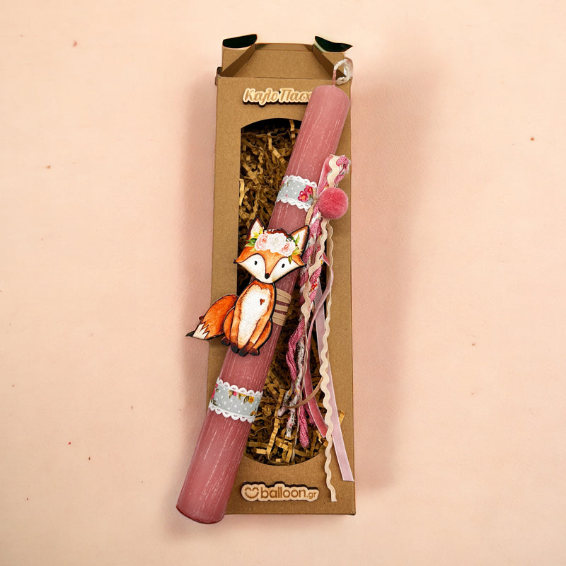 Λαμπάδα Αρωματική Boho Αλεπουδίτσα