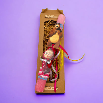 Λαμπάδα Αρωματική Μασα & Αρκούδος