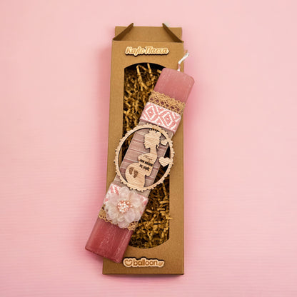 Λαμπάδα Αρωματική στην Κοιλίτσα της Μαμάς