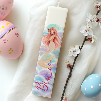 Λαμπάδα Γοργόνα Τυπωμένη