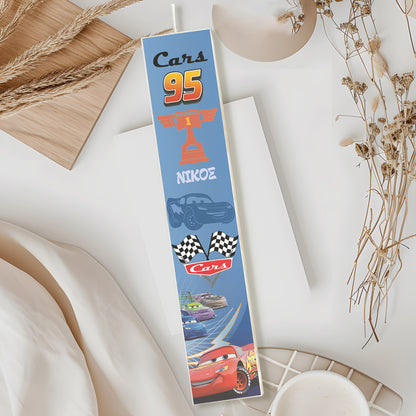 Λαμπάδα Κεραυνός Μακουίν Cars Τυπωμένη