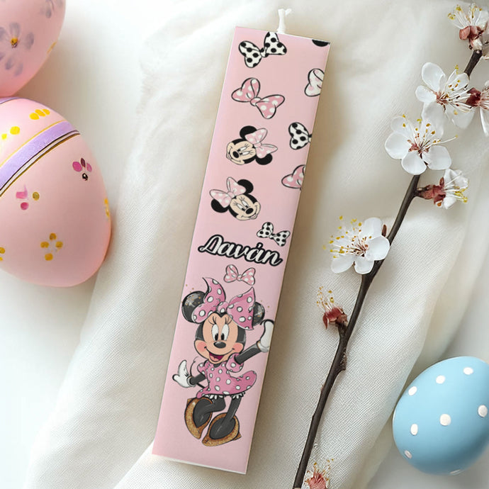 Λαμπάδα Minnie Mouse Τυπωμένη