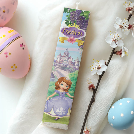 Λαμπάδα Πριγκίπισσα Σοφία Τυπωμένη