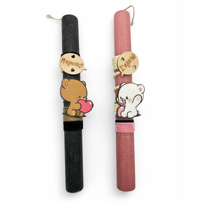 Λαμπάδες για Ζευγάρι Αρωματικές - Bubu & Dudu (2 τεμ)