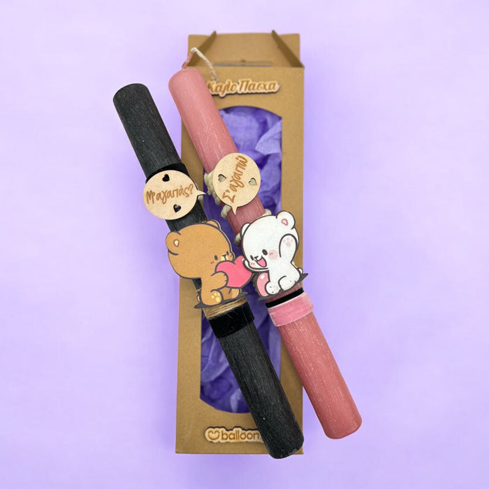 Λαμπάδες για Ζευγάρι Αρωματικές - Bubu & Dudu (2 τεμ)