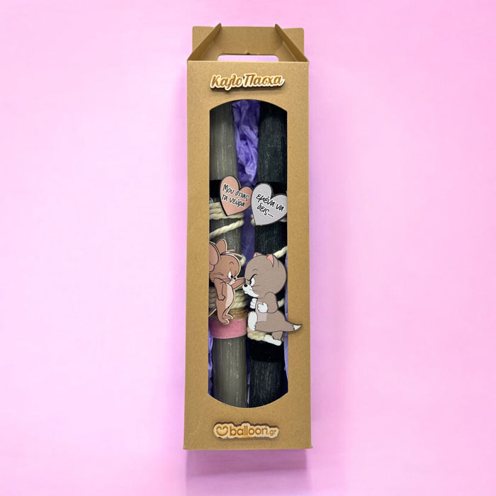 Λαμπάδες για Ζευγάρι Αρωματικές - Tom & Jerry (2 τεμ)