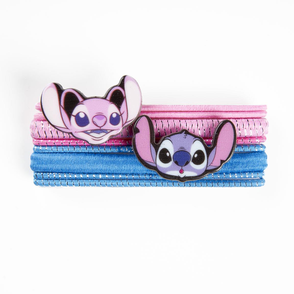 Λαστιχάκια μαλλιών Stitch & Angel (8 τεμ)