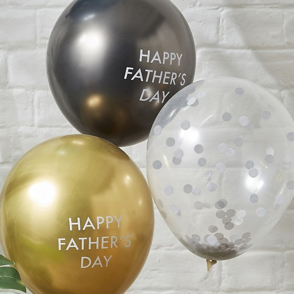 Λάτεξ Μπαλόνια “Happy Father’s Day” (5 τεμ)