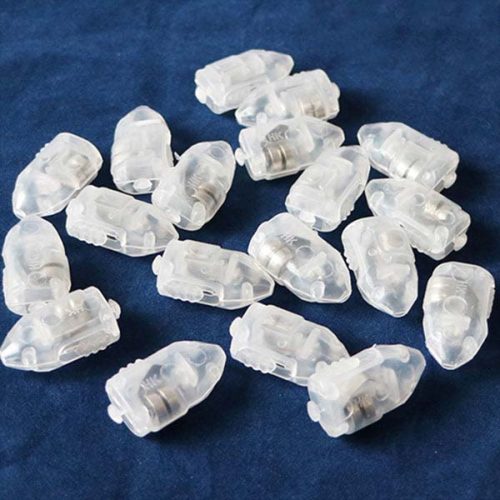 LED λευκό φωτάκι ψείρα με μπαταρία