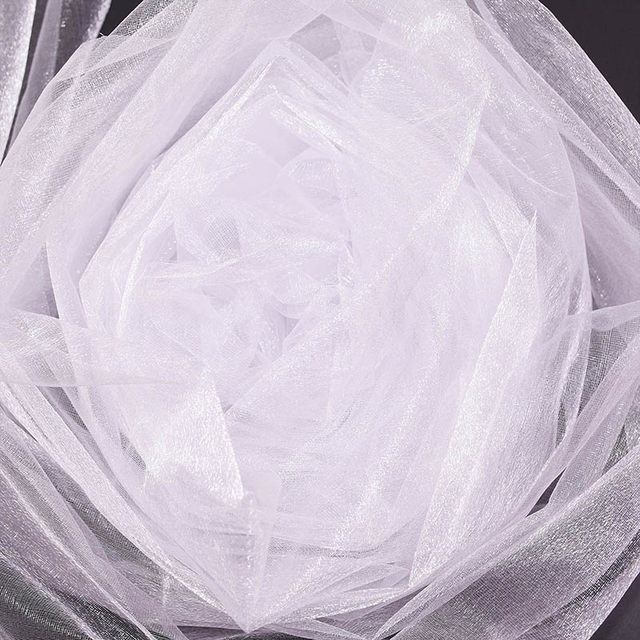 Λευκή Οργάντζα σε ρολό