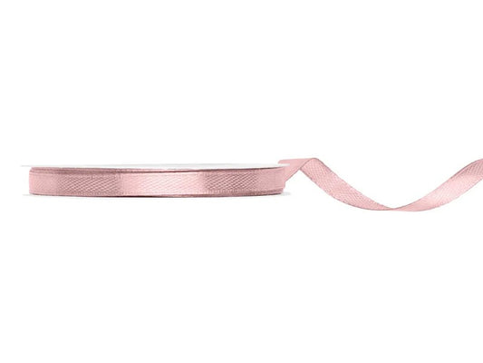 Light Dusty Pink Σατέν κορδέλα (25m)