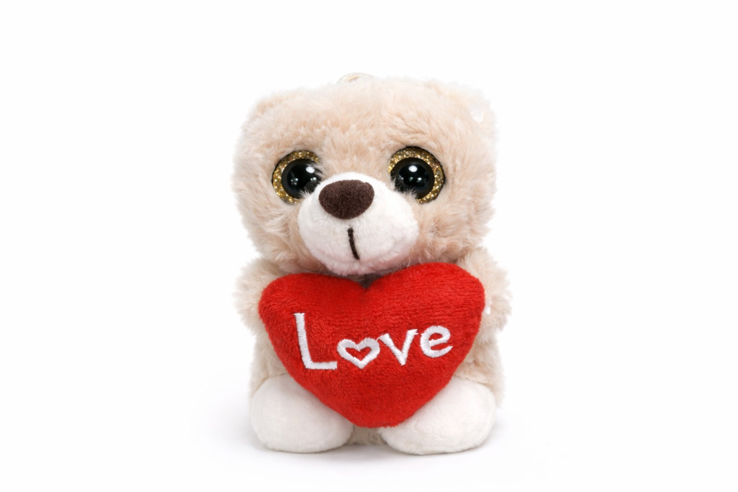 Λούτρινο Αρκουδάκι Love 12cm (Τυχαία Επιλογή)