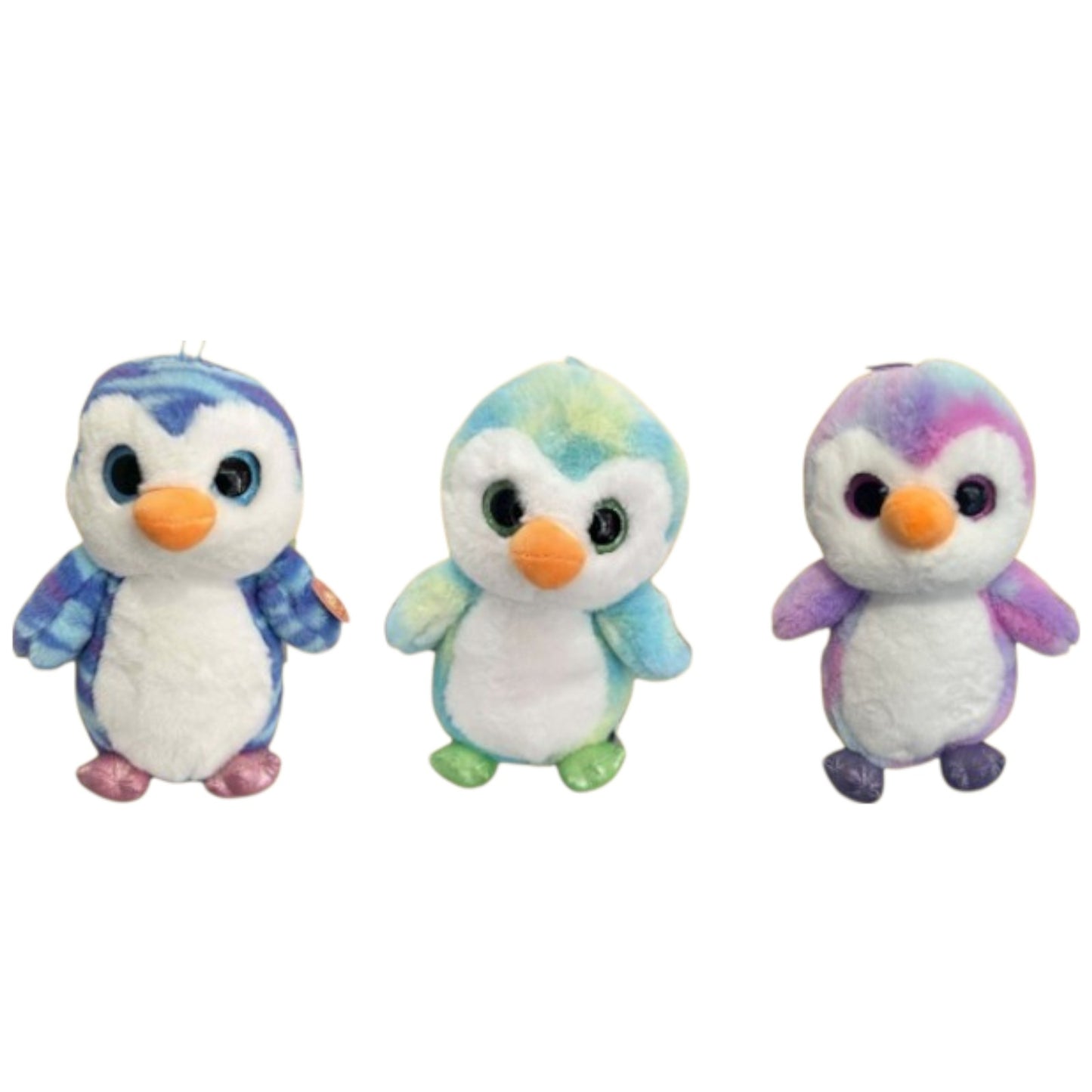 Λούτρινο Πιγκουίνος Rainbow 16cm