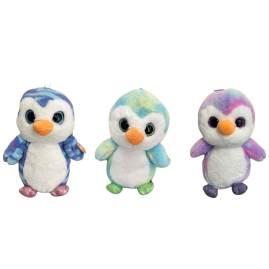 Λούτρινο Πιγκουίνος Rainbow 16cm