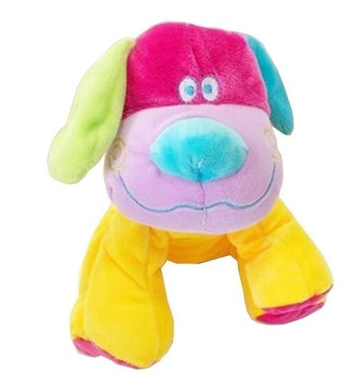 Λούτρινο πολύχρωμο καθιστό Ζωάκι