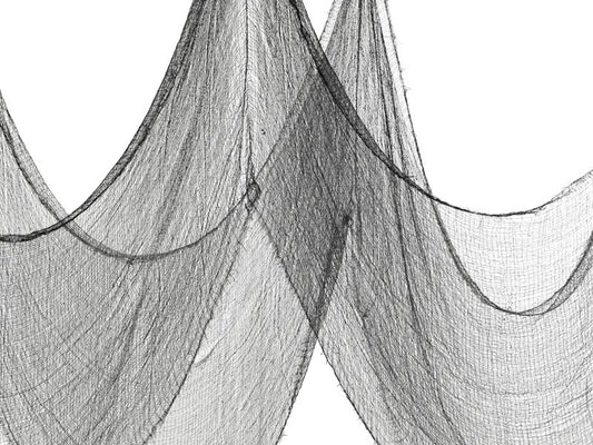 Μαύρο Διακοσμητικό Δίχτυ Halloween 9.8m