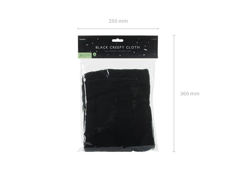 Μαύρο Διακοσμητικό Δίχτυ Halloween 9.8m