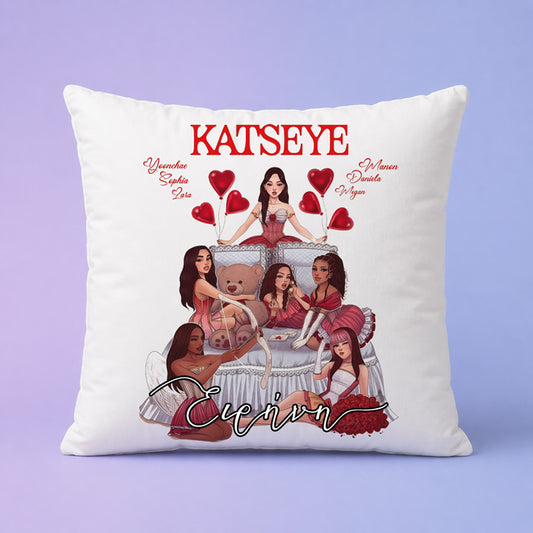 Μαξιλάρι - Katseye cute με όνομα