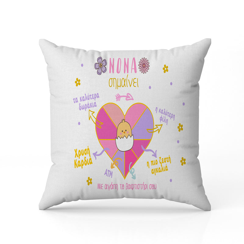 Μαξιλάρι Νονά Σημαίνει