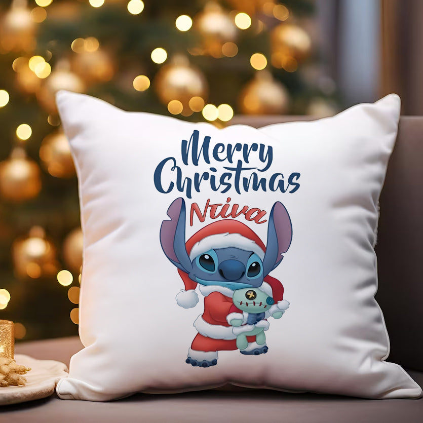 Μαξιλάρι Χριστουγεννιάτικο - Stitch