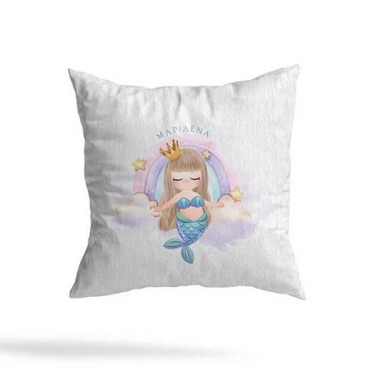 Μαξιλάρι Γοργόνα με όνομα