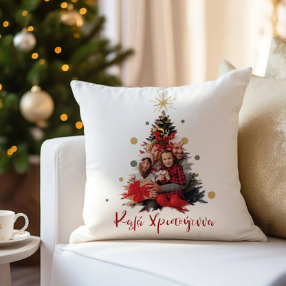 Μαξιλάρι με φωτογραφία - Χριστουγεννιάτικο Δέντρο