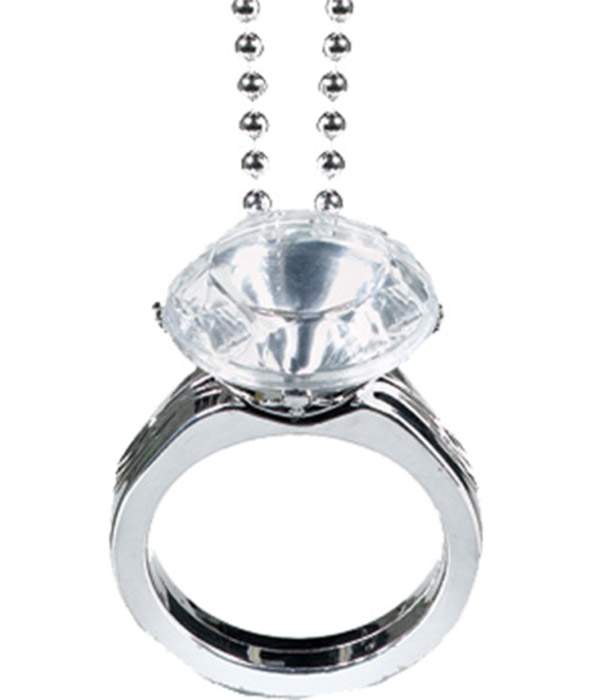 Μεγάλο κολιέ Μονόπετρο