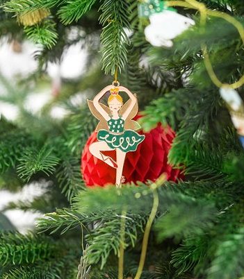 Μεταλλικό στολίδι Μπαλαρίνα