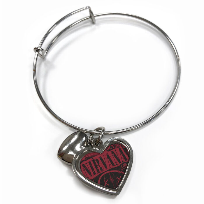 Μεταλλικό Βραχιόλι καρδιά - Nirvana