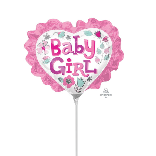 Mini Shape Μπαλόνι καρδιά Baby Girl φλοράλ