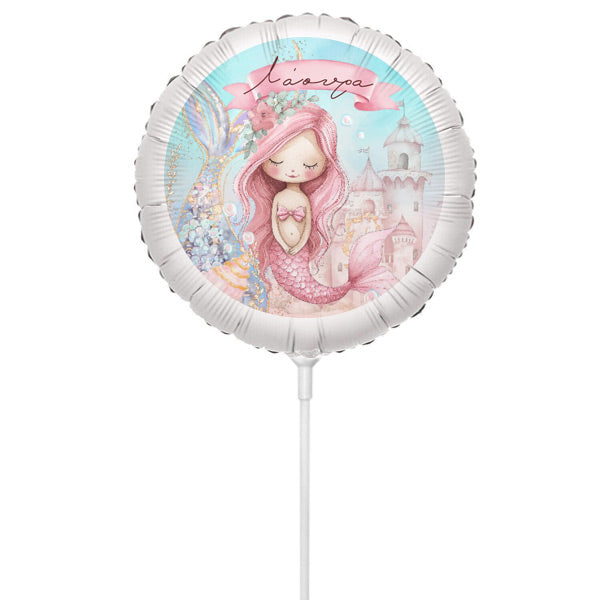 Mini Shape Μπαλόνι Foil Στρογγυλό Tυπωμένο 4" - Tο Δικό σου Σχέδιο