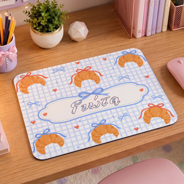 Mouse Pad Gaming - Κρουασανάκια με Όνομα