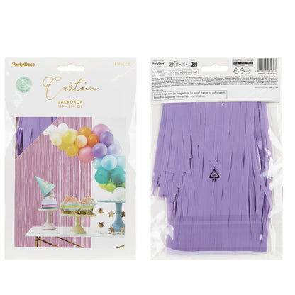 Μοβ Κουρτίνα πάρτυ (200x100cm)