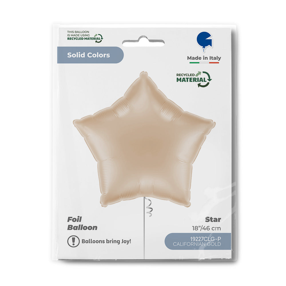 Μπαλόνι Αστέρι Χρυσό 18"