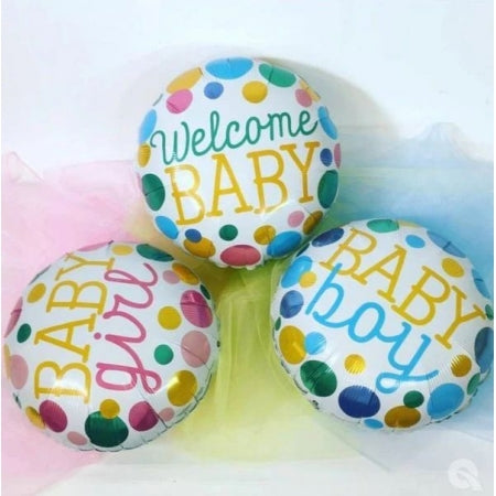 Μπαλόνι Baby Boy Πουά