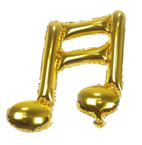 Μπαλόνι Χρυσή διπλή μουσική νότα 45 εκ