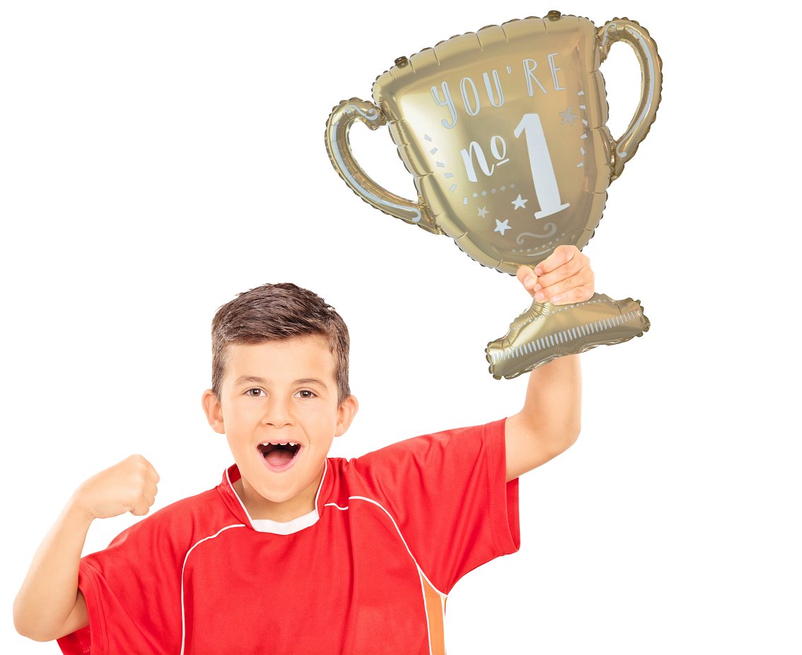 Μπαλόνι χρυσό Κύπελλο "You're No 1"