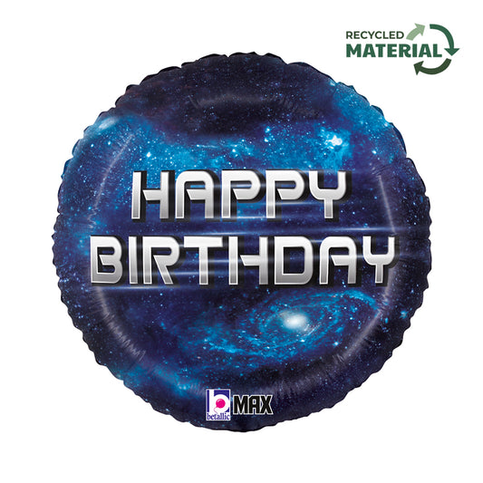 Μπαλόνι Γαλαξίας Happy Birthday 18'