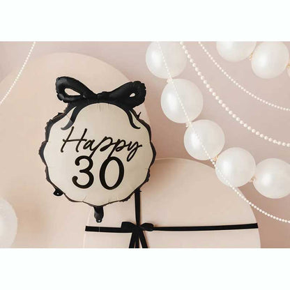 26" Μπαλόνι Happy 30 Με Φιόγκο