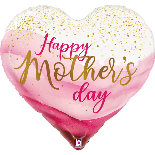 Μπαλόνι καρδιά 'Happy Mother's day' 23"