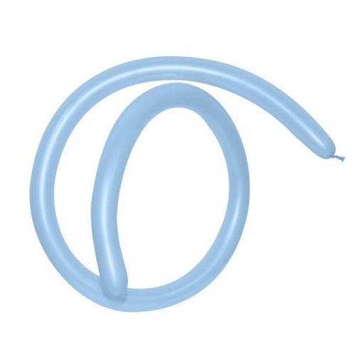 Μπαλόνι κατασκευής μακρόστενο 160 παστέλ γαλάζιο (100 τεμ)