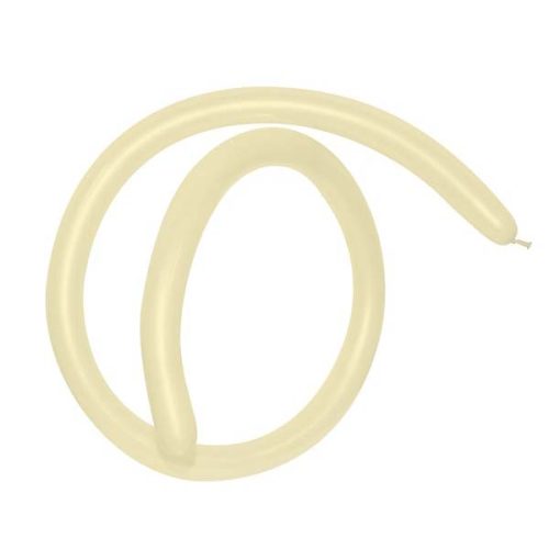 Μπαλόνι κατασκευής μακρόστενο 160 παστέλ ιβουάρ (100 τεμ)