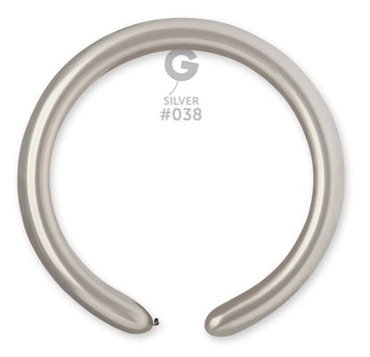 Μπαλόνι κατασκευής μακρόστενο 260Q Ασημί