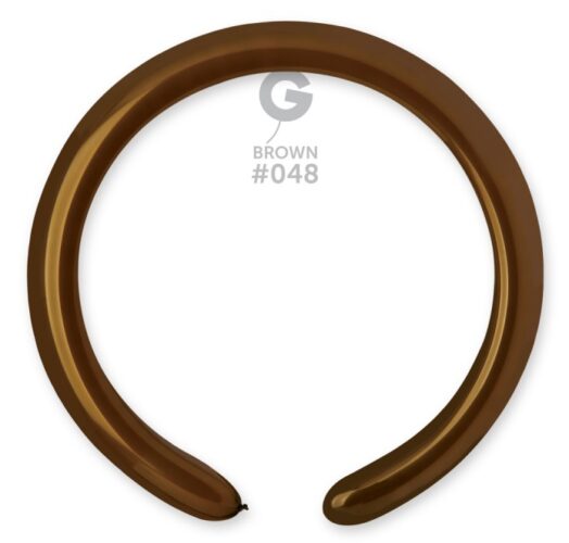 Μπαλόνι κατασκευής μακρόστενο 260Q Καφέ (100 τεμ)