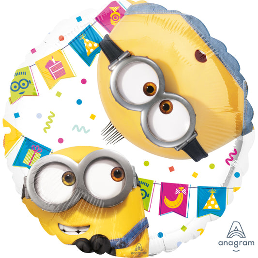Μπαλόνι Minions Δύο Όψεων 17"