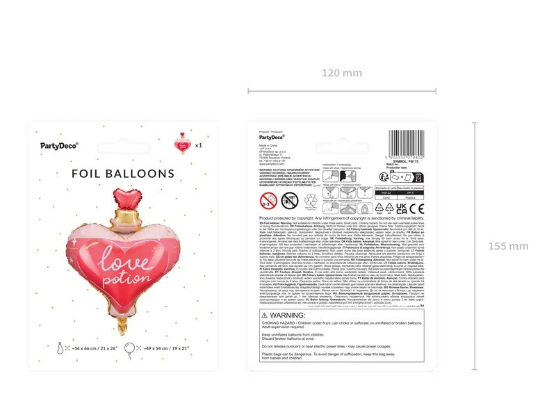 21" Μπαλόνι Καρδιά ''Love potion''