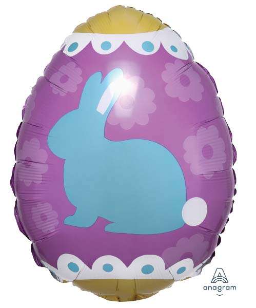 Μπαλόνι Πασχαλινό αυγό με κουνελάκι