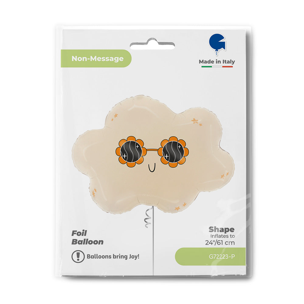 Μπαλόνι Σύννεφο με γυαλιά 24''