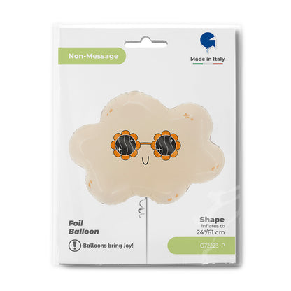 Μπαλόνι Σύννεφο με γυαλιά 24''